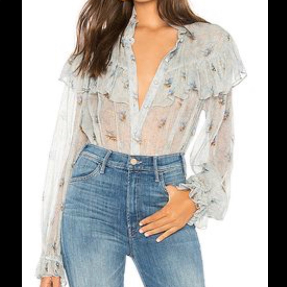 LoveShackFancy Erica Blouse